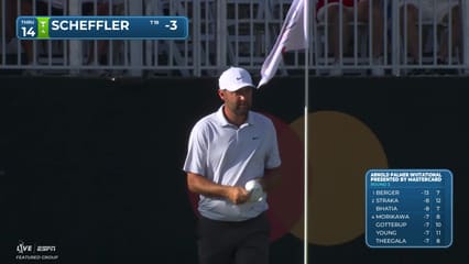 Scottie Scheffler | Round 3 | 14th hole | Shot 2 | 2026 Arnold Palmer