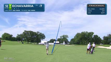 Nico Echavarria | Round 3 | 12th hole | Shot 2 | 2026 Charles Schwab