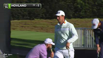 Viktor Hovland | Round 2 | 14th hole | Shot 3 | 2026 The Genesis