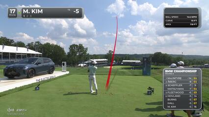 Michael Kim | Round 2 | 17th hole | Shot 1 | 2025 BMW Championship