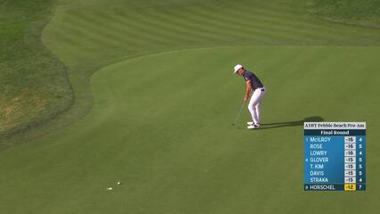 Billy Horschel | Round 4 | 8th hole | Shot 3 | 2025 AT&T Pebble Beach