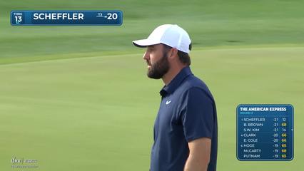 Scottie Scheffler | Round 3 | 13th hole | Shot 4 | 2026 The American Express
