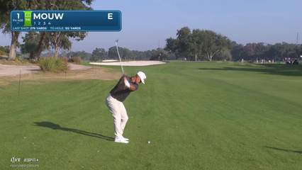 William Mouw | Round 1 | 1st hole | Shot 2 | 2025 The RSM Classic