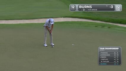 Sam Burns | Round 1 | 12th hole | Shot 3 | 2025 TOUR Championship