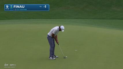 Tony Finau | Round 1 | 9th hole | Shot 3 | 2025 Houston Open