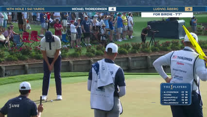 Ludvig Aberg | Round 4 | 16th hole | Shot 5 | 2026 THE PLAYERS