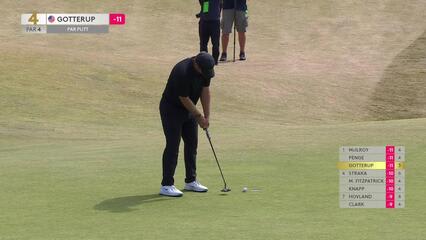 Chris Gotterup | Round 4 | 4th hole | Shot 4 | 2025 Genesis Scottish Open