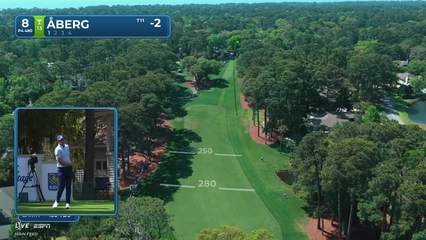 Ludvig Åberg | Round 1 | 8th hole | Shot 1 | 2026 RBC Heritage