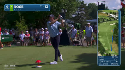 Justin Rose | Round 4 | 9th hole | Shot 1 | 2026 Travelers