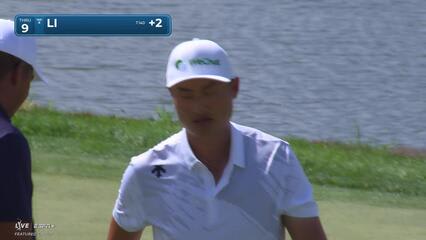 Haotong Li | Round 1 | 9th hole | Shot 5 | 2025 3M Open