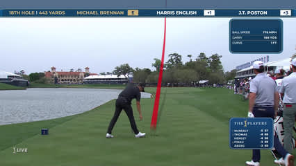 Michael Brennan | Round 1 | 18th hole | Shot 1 | 2026 THE PLAYERS