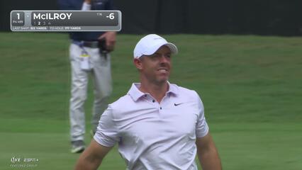 Rory McIlroy | Round 4 | 1st hole | Shot 2 | 2025 TOUR Championship
