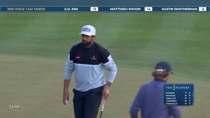 Matthieu Pavon | Round 2 | 2nd hole | Shot 5 | 2026 THE PLAYERS