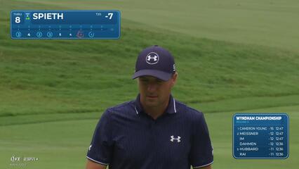 Jordan Spieth | Round 3 | 8th hole | Shot 3 | 2025 Wyndham