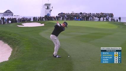 Jacob Bridgeman | Round 4 | 6th hole | Shot 3 | 2026 AT&T Pebble Beach