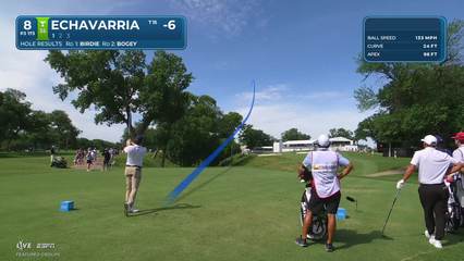 Nico Echavarria | Round 3 | 8th hole | Shot 1 | 2026 Charles Schwab