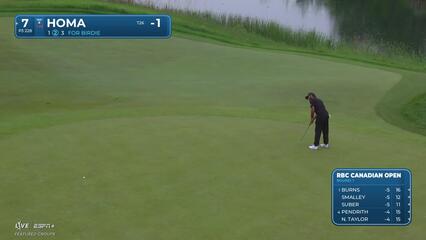 Max Homa | Round 1 | 7th hole | Shot 3 | 2025 RBC Canadian