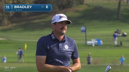 Keegan Bradley | Round 1 | 14th hole | Shot 2 | 2025 Farmers