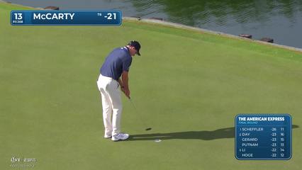 Matt McCarty | Round 4 | 13th hole | Shot 3 | 2026 The American Express