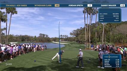 Wyndham Clark | Round 2 | 7th hole | Shot 1 | 2025 THE PLAYERS