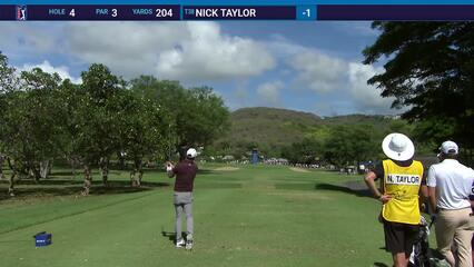 Nick Taylor | Round 1 | 4th hole | Shot 1 | 2025 Sony Open