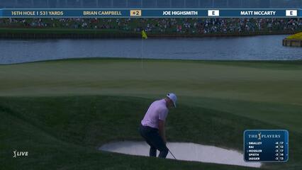 Brian Campbell | Round 1 | 16th hole | Shot 3 | 2025 THE PLAYERS