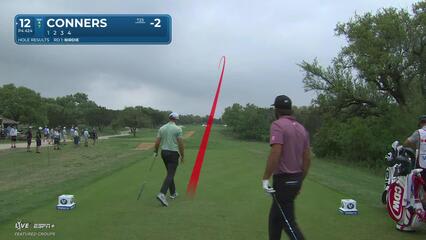 Corey Conners | Round 2 | 12th hole | Shot 1 | 2025 Valero