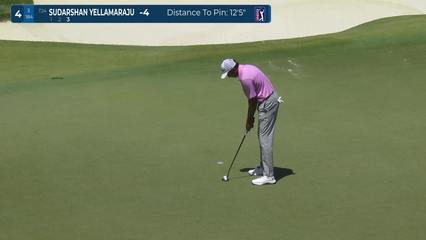 Sudarshan Yellamaraju | Round 4 | 4th hole | Shot 4 | 2026 Truist Championship