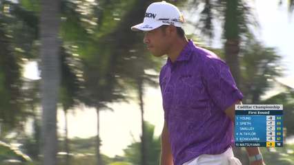 Hideki Matsuyama | Round 1 | 17th hole | Shot 5 | 2026 Cadillac