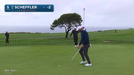 Scottie Scheffler | Round 1 | 5th hole | Shot 5 | 2025 Genesis