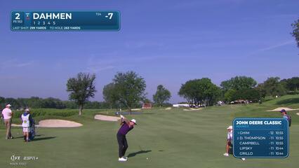 Joel Dahmen | Round 3 | 2nd hole | Shot 2 | 2025 John Deere