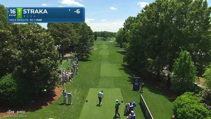 Sepp Straka | Round 2 | 16th hole | Shot 1 | 2026 Truist Championship