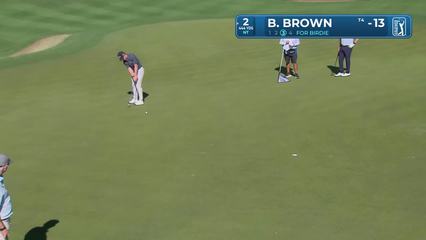 Blades Brown | Round 2 | 2nd hole | Shot 3 | 2026 The American Express
