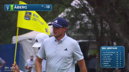 Ludvig Åberg | Round 4 | 7th hole | Shot 4 | 2026 RBC Heritage