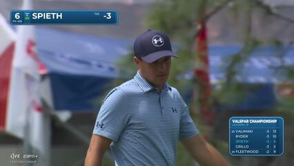 Jordan Spieth | Round 4 | 6th hole | Shot 4 | 2025 Valspar