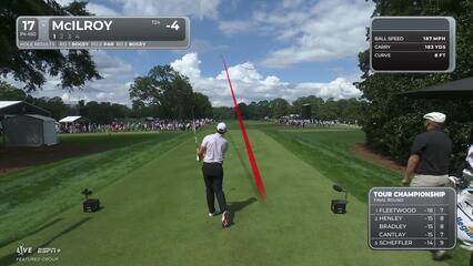 Rory McIlroy | Round 4 | 17th hole | Shot 1 | 2025 TOUR Championship