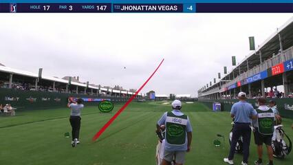 Jhonattan Vegas | Round 1 | 17th hole | Shot 1 | 2025 THE CJ CUP