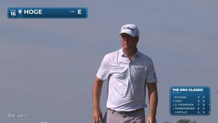 Tom Hoge | Round 1 | 16th hole | Shot 4 | 2025 The RSM Classic