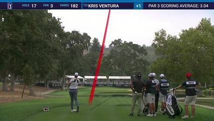 Kristoffer Ventura | Round 1 | 17th hole | Shot 1 | 2025 Procore