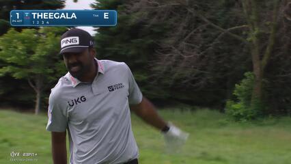 Sahith Theegala | Round 1 | 1st hole | Shot 2 | 2025 3M Open
