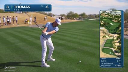 Justin Thomas | Round 2 | 8th hole | Shot 1 | 2025 WM Phoenix Open