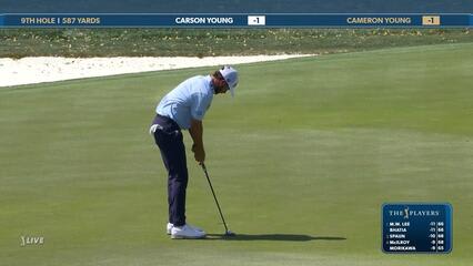 Cameron Young | Round 3 | 9th hole | Shot 5 | 2025 THE PLAYERS