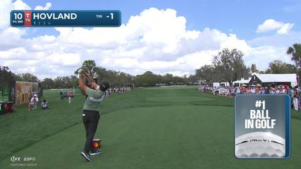 Viktor Hovland | Round 1 | 10th hole | Shot 1 | 2026 Arnold Palmer