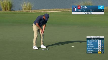 Doug Ghim | Round 1 | 15th hole | Shot 4 | 2025 The RSM Classic