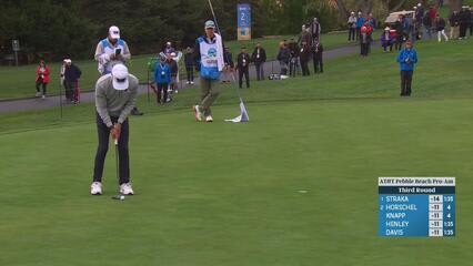Eric Cole | Round 3 | 1st hole | Shot 3 | 2025 AT&T Pebble Beach