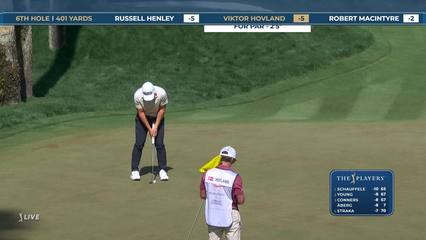Viktor Hovland | Round 2 | 6th hole | Shot 4 | 2026 THE PLAYERS