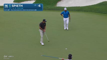 Jordan Spieth | Round 2 | 16th hole | Shot 3 | 2025 Valero