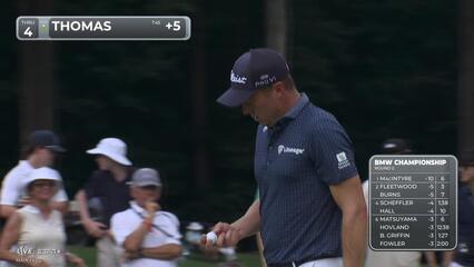 Justin Thomas | Round 2 | 4th hole | Shot 4 | 2025 BMW Championship