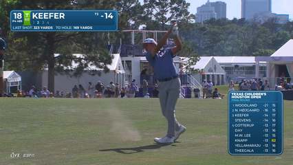 John Keefer | Round 4 | 18th hole | Shot 2 | 2026 Texas Children's