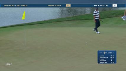Adam Scott | Round 3 | 16th hole | Shot 3 | 2026 THE PLAYERS